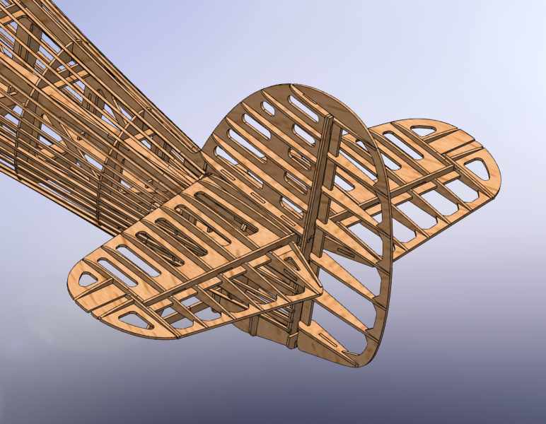 Hawker Hurricane 2000 mm Lasercut Baukasten